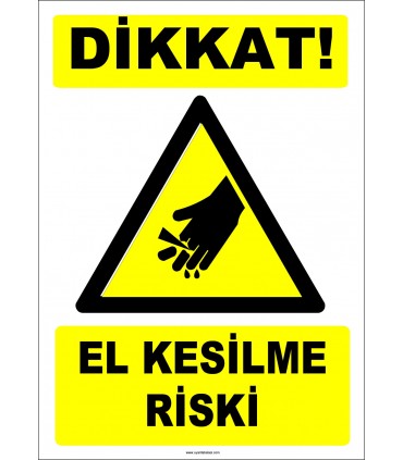 ZY2807 - Dikkat! El Kesilme Riski