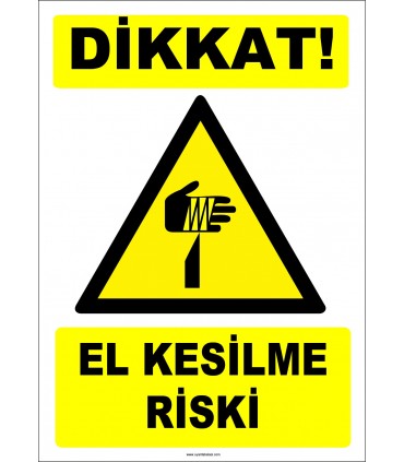 ZY2809 - Dikkat! El Kesilme Riski