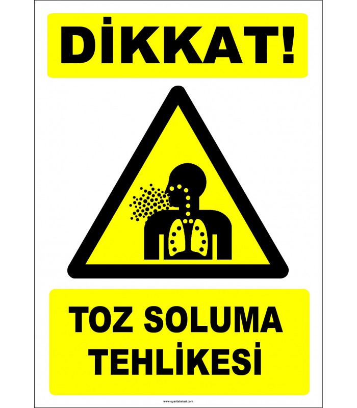 ZY2821 - Dikkat! Toz Soluma Tehlikesi