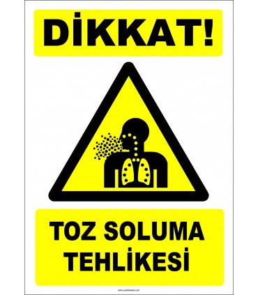 ZY2821 - Dikkat! Toz Soluma Tehlikesi