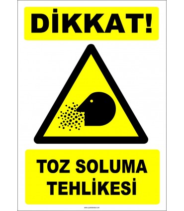 ZY2822 - Dikkat! Toz Soluma Tehlikesi