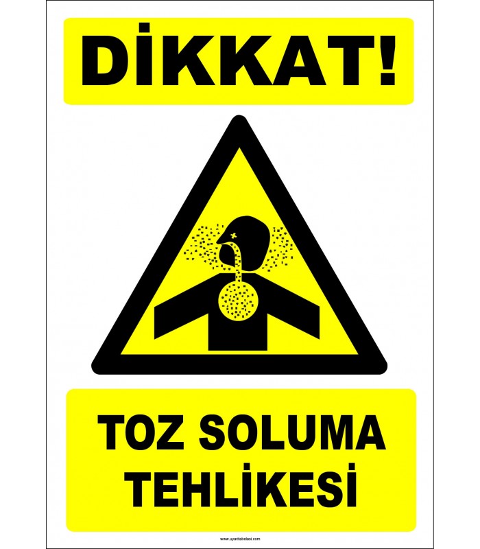 ZY2823 - Dikkat! Toz Soluma Tehlikesi