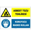 ZY2826 - Asbest Tozu Tehlikesi, Koruyucu Maske Kullan