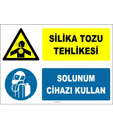 ZY2833 - Silika Tozu Tehlikesi, Solunum Cihazı Kullan