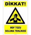 ZY2843 - Dikkat! MDF Tozu Soluma Tehlikesi