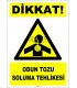 ZY2851 - Dikkat! Odun Tozu Soluma Tehlikesi