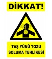 ZY2871 - Dikkat! Taş Yünü Tozu Soluma Tehlikesi