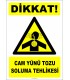 ZY2872 - Dikkat! Cam Yünü Tozu Soluma Tehlikesi