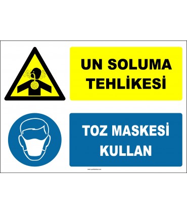 ZY2876 - Un Soluma Tehlikesi, Toz Maskesi Kullan