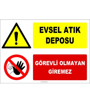 ZY2930 - Evsel Atık Deposu, Görevli Olmayan Giremez