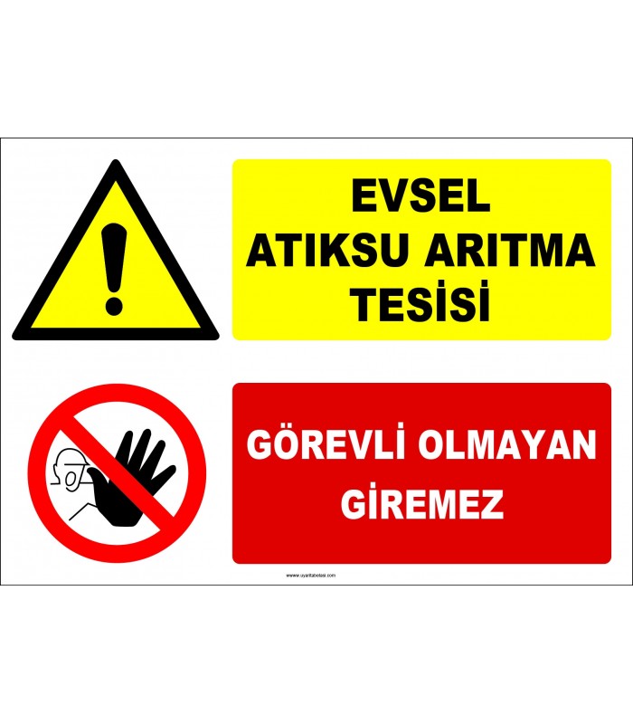 ZY2932 - Evsel Atıksu Arıtma Tesisi, Görevli Olmayan Giremez