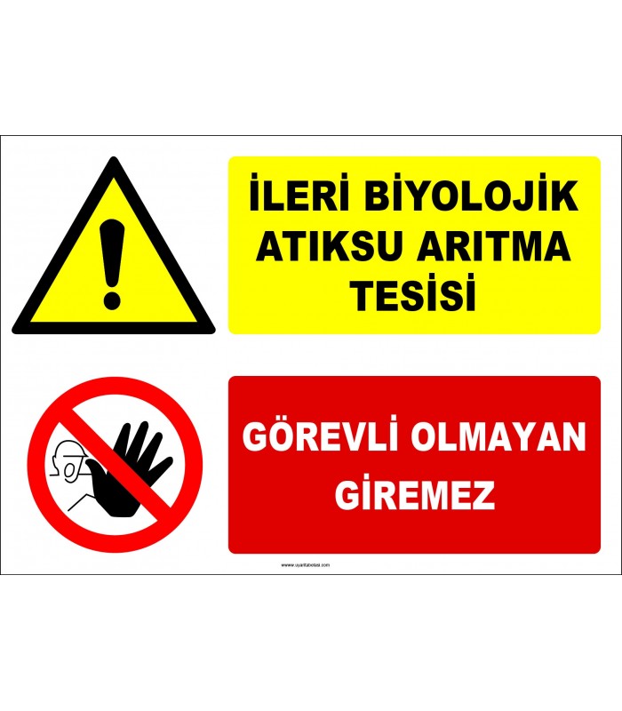 ZY2938 - İleri Biyolojik Atıksu Arıtma Tesisi, Görevli Olmayan Giremez