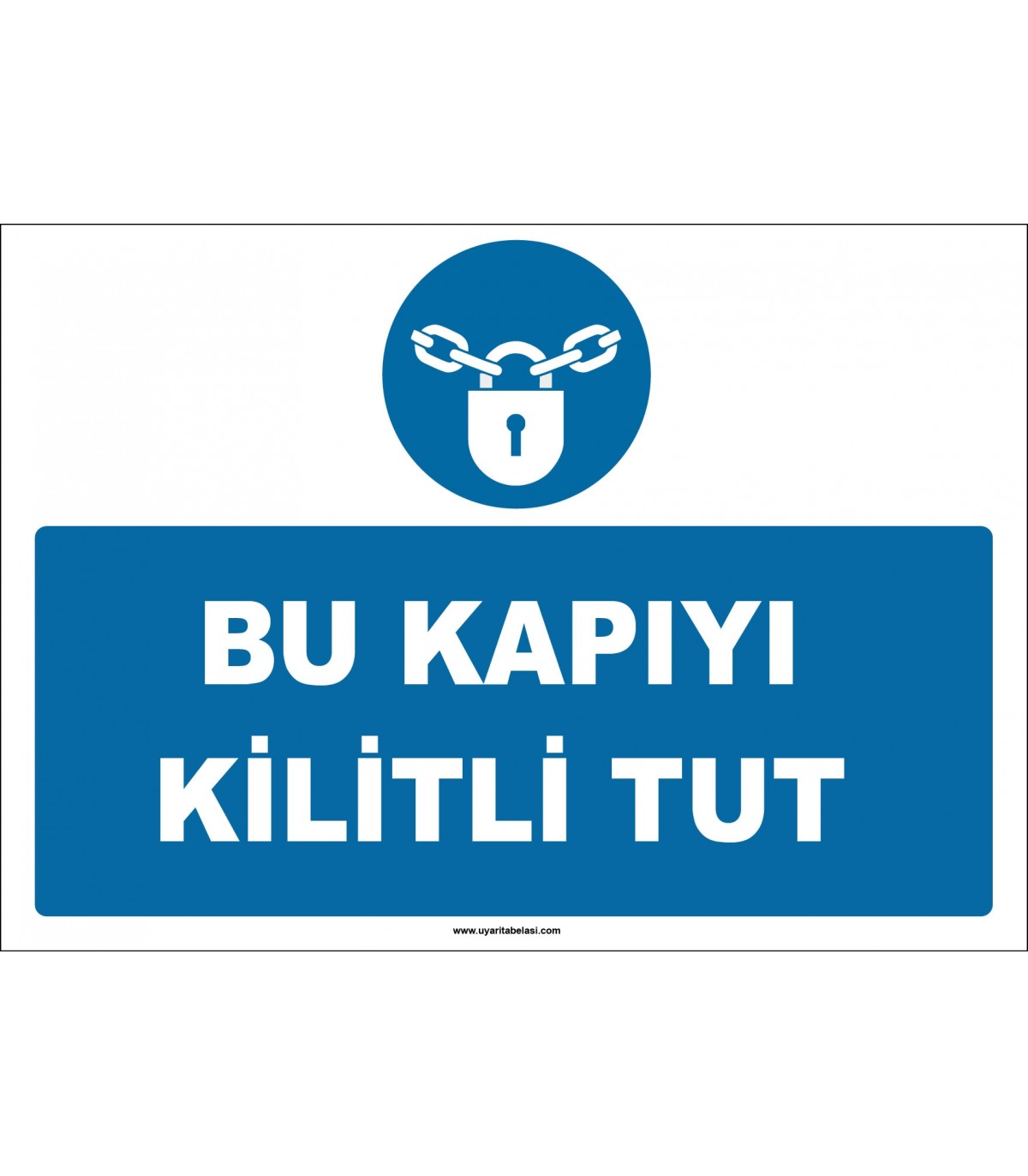 専用です☺︎♥︎ Bu Kapıyı Kilitli Tut İkaz Levhası/Tabelası/Etiketi
