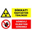 ZY2981 - Dikkat! Radyasyon Tehlikesi, Görevli Olmayan Giremez