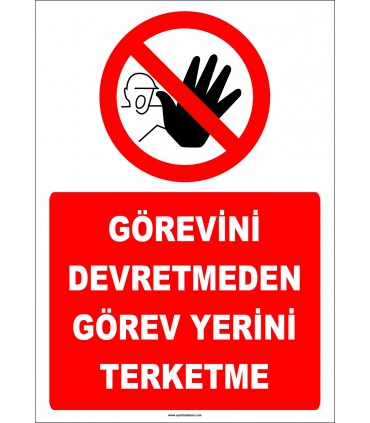 ZY2983 - Görevini Devretmeden, Görev Yerini Terketme