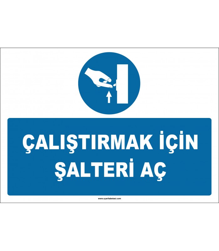 ZY2999 - Çalıştırmak İçin Şalteri Aç