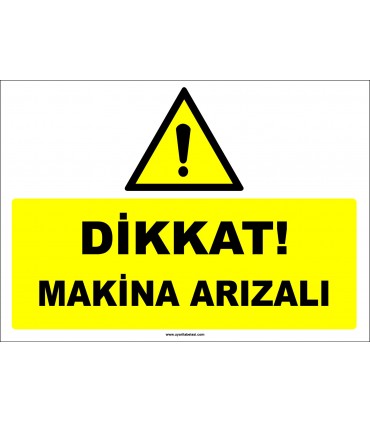 ZY3014 - Dikkat! Makina Arızalı