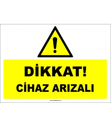 ZY3022 - Dikkat! Cihaz Arızalı