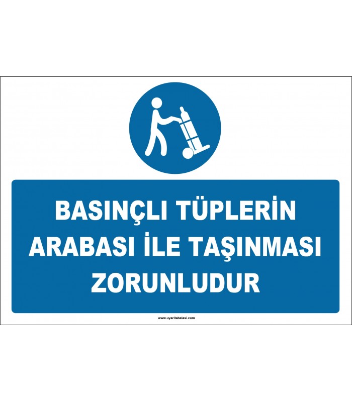 ZY3028 - Basınçlı Tüplerin Arabası İle Taşınması Zorunludur