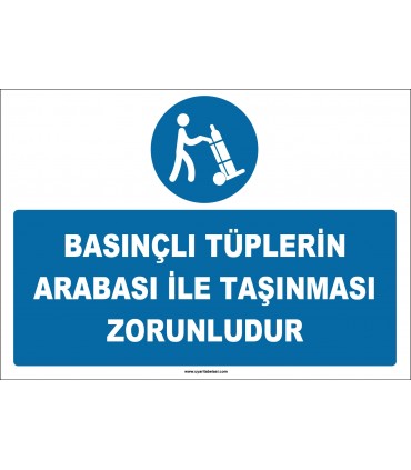 ZY3028 - Basınçlı Tüplerin Arabası İle Taşınması Zorunludur