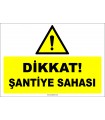 ZY3088 - Dikkat! Şantiye Sahası