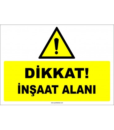 ZY3099 - Dikkat! İnşaat Alanı