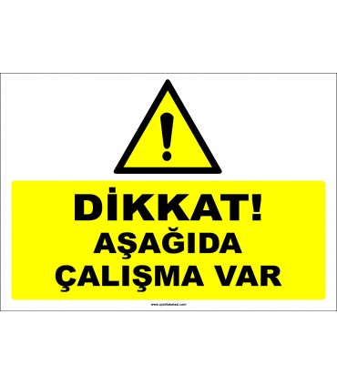 ZY3101 - Dikkat! Aşağıda Çalışma Var
