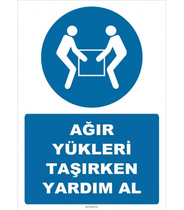 ZY3107 - Ağır Yükleri Taşırken Yardım Al