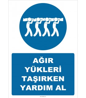 ZY3108 - Ağır Yükleri Taşırken Yardım Al