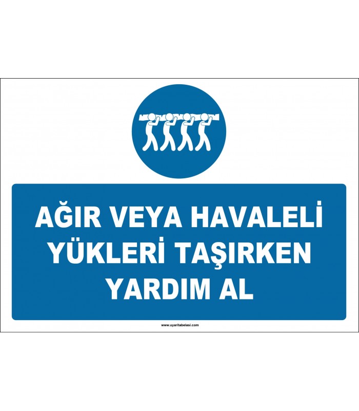 ZY3113 - Ağır veya Havaleli Yükleri Taşırken Yardım Al