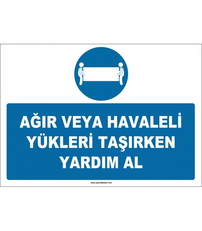 ZY3114 - Ağır veya Havaleli Yükleri Taşırken Yardım Al