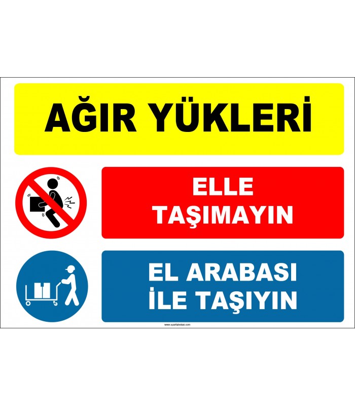 ZY3120 - Ağır Yükleri Elle Taşımayın, El Arabası İle Taşıyın