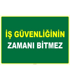 EF1003 - İş güvenliğinin zamanı bitmez
