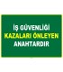 EF1007 - İş Güvenliği Kazaları Önleyen Anahtardır