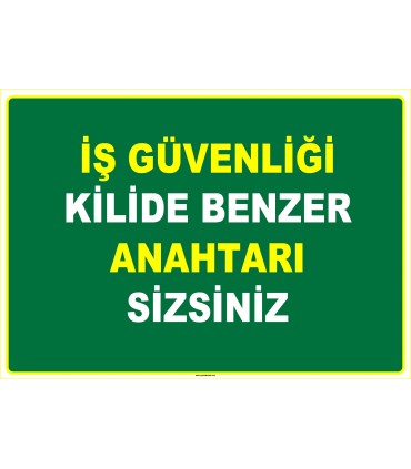 EF1014 - İş Güvenliği Kilide Benzer, Anahtarı Sizsiniz