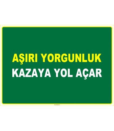 EF1028 - Aşırı Yorgunluk Kazaya Yol Açar