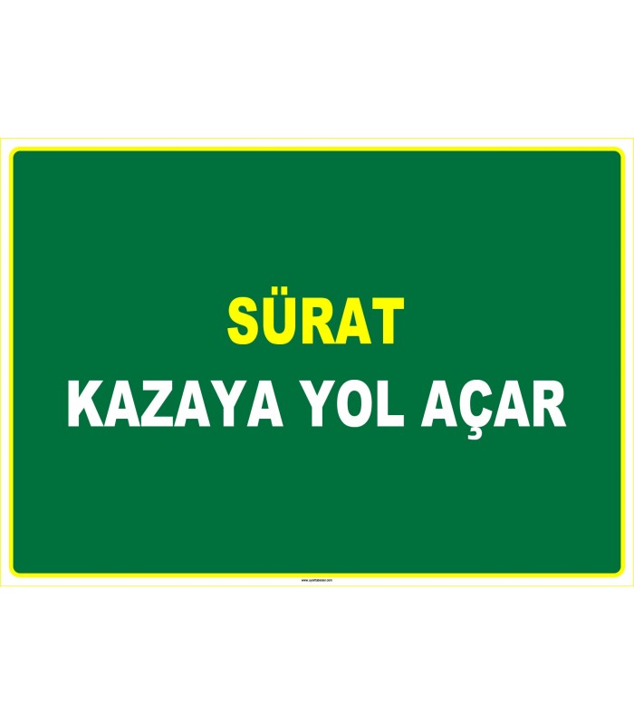 EF1029 - Sürat Kazaya Yol Açar