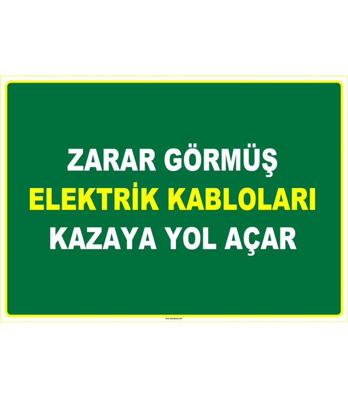 EF1039 - Zarar Görmüş Elektrik Kabloları Kazaya Yol Açar