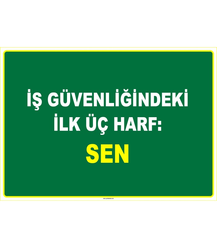 EF1042 - İş Güvenliğindeki İlk Üç Harf: SEN