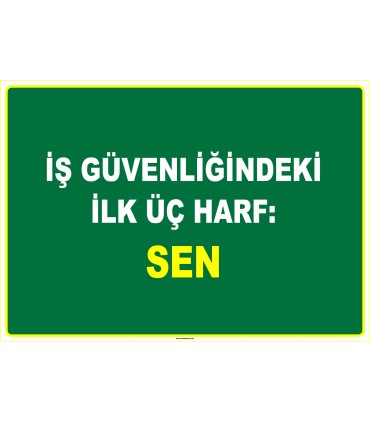 EF1042 - İş Güvenliğindeki İlk Üç Harf: SEN