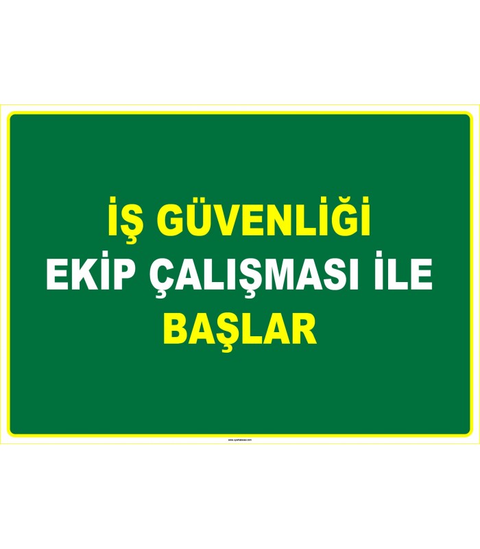 EF1044 - İş Güvenliği Ekip Çalışması İle Başlar