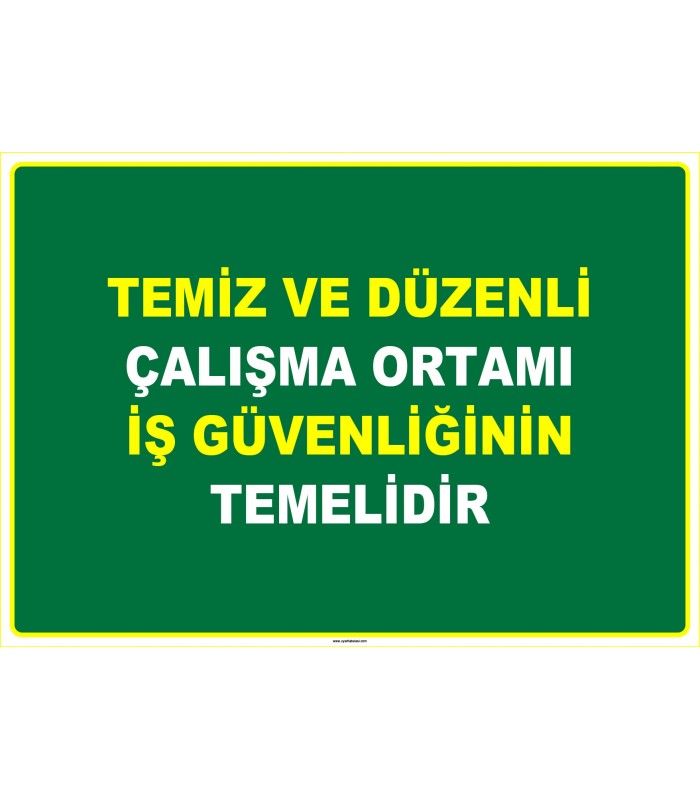 EF1045 - Temiz ve Düzenli Çalışma Ortamı İş Güvenliğinin Temelidir