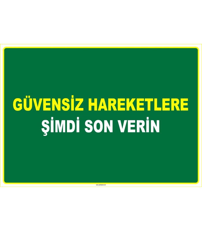 EF1052 - Güvensiz Hareketlere Şimdi Son Verin