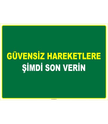 EF1052 - Güvensiz Hareketlere Şimdi Son Verin