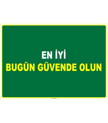 EF1054 - En İyi Bugün Güvende Olun