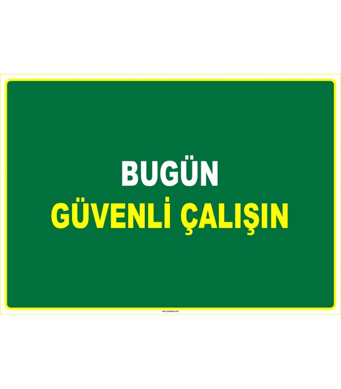 EF1055 - Bugün Güvenli Çalışın