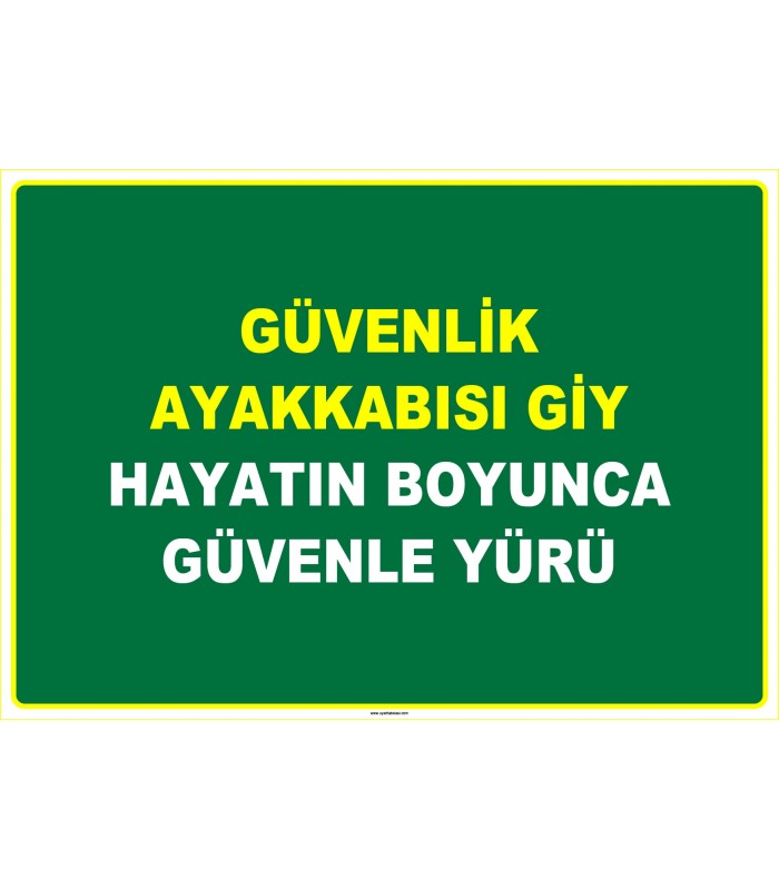 EF1060 - Güvenlik Ayakkabısı Giy, Hayatın Boyunca Güvenle Yürü