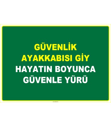 EF1060 - Güvenlik Ayakkabısı Giy, Hayatın Boyunca Güvenle Yürü