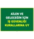 EF1062 - Ailen ve Geleceğin İçin İş Güvenliği Kurallarına Uy