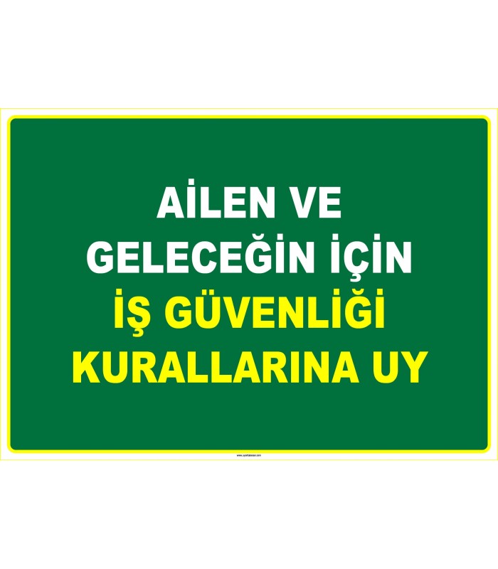 EF1062 - Ailen ve Geleceğin İçin İş Güvenliği Kurallarına Uy